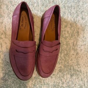 Kork-Ease Women's Purple Leather Loafers